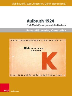 cover image of Aufbruch 1924